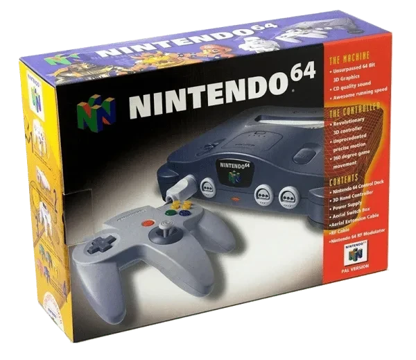 Nintendo 64 (Charcoal Grey) – Ansicht 2